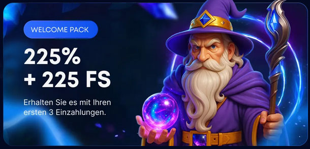 Wizardo Casino bonus.